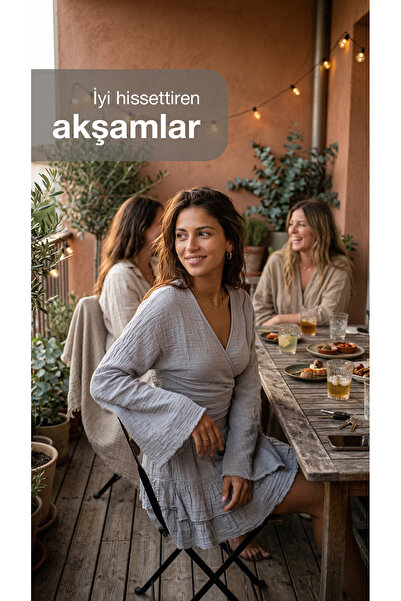 Gabi Gabrielle Nare Pamuk Müslin Ispanyol Kol Dekolteli Bluz