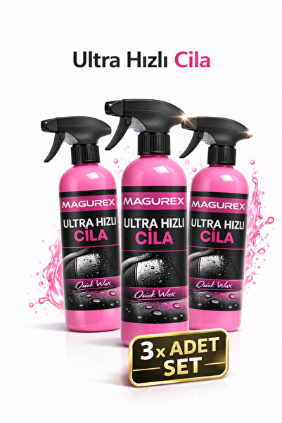 MAGUREX 3'lü Avantaj Paketi - Ultra Hızlı Cila Seramik Katkılı Islak ve Kuru ...