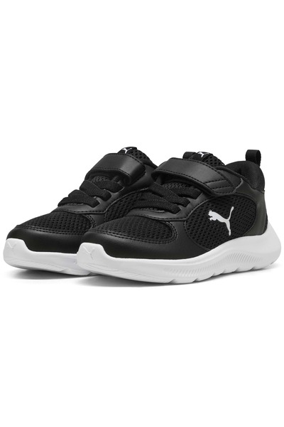 Puma Fun Racer 2 AC+ PS 400580 Çocuk Spor Ayakkabı SİYAH-BEYAZ