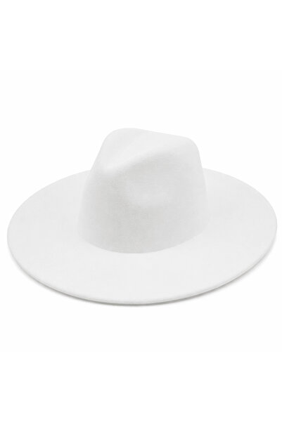 Pursehuit Pălărie albă de damă, cu bor larg, Kirste