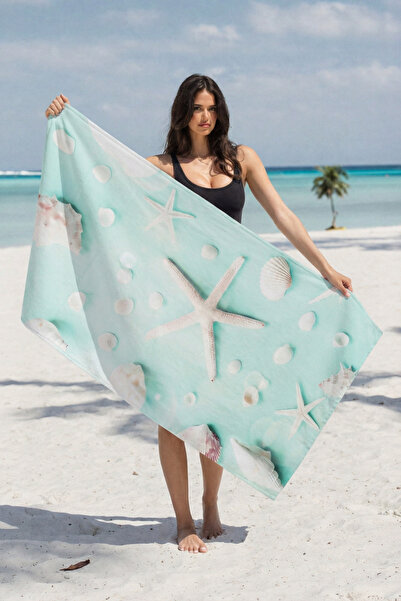 XJIM Μαλακή υφή ψηφιακής εκτύπωσης 100% βαμβακερή πετσέτα παραλίας Unisex 75x...