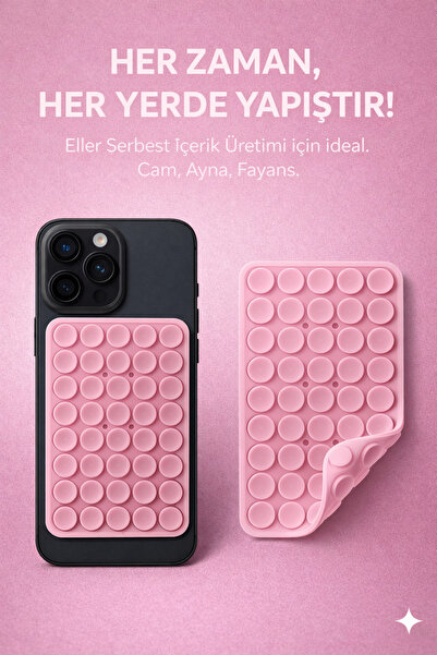 Case collection Büyük Telefon Tutucu Çift Taraflı Vantuz Ultra Kuvvetli Araç ...