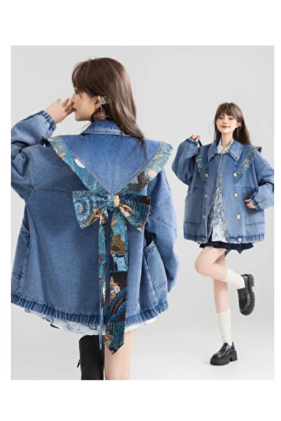Semesia Oversize Denim Ceket