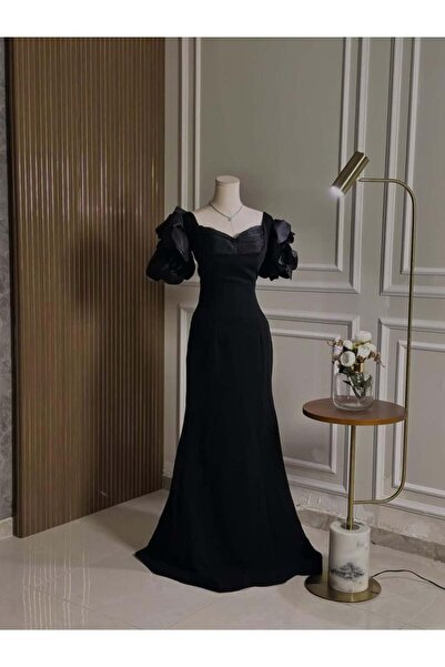 vanus fashion 6728-فستان سهرة طويل
