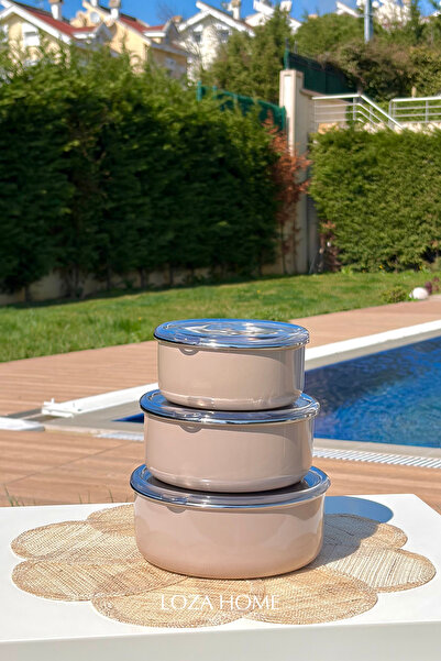 LOZA HOME 3-Piece Storage Container Set |   Leak-Proof Lid |   L’Essence Pure...