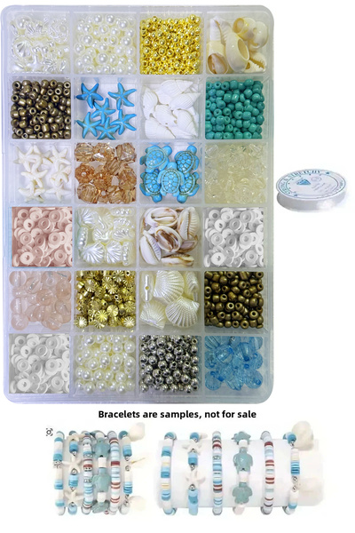 By MO Accessories Yaz Sezonu Doğal Taş Deniz Yıldızı Deniz Kabuğu Fimo Kum Bo...