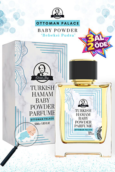 Özcan Bey Ottoman Serisi Bebeksi Pudra Kokulu Parfüm Baby Powder 55ml