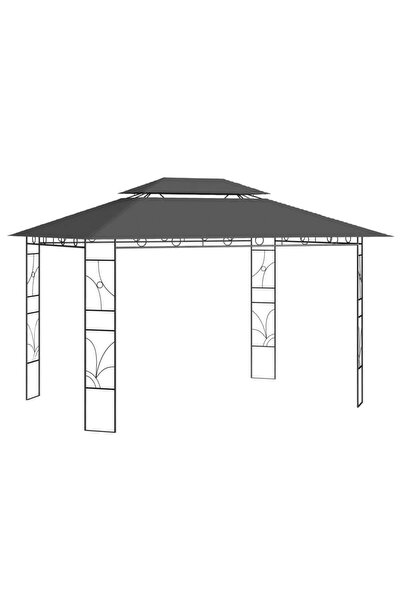 Concept Pavilion, antracit, 4x3x2,7 m, 160 g/m²