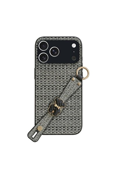 Pro Aksesuar حافظة متوافقة مع هاتف iPhone 17 Pro، حافظة سيليكون من التويد بتف...