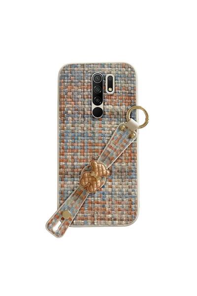 Pro Aksesuar Xiaomi Redmi 9 Uyumlu Kılıf Ayıcık Detaylı Tüvit Silikon Kılıf T...
