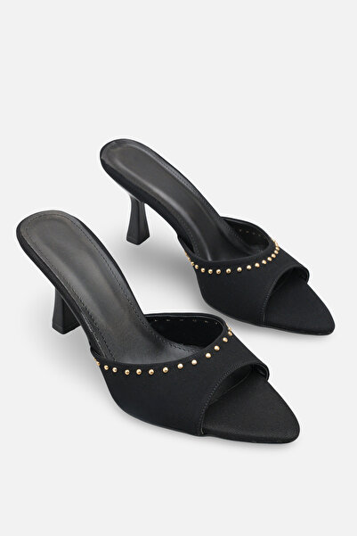 Liza Shoes Di̇na Women's Stone Detailed Heels t Slipper A006-K1912