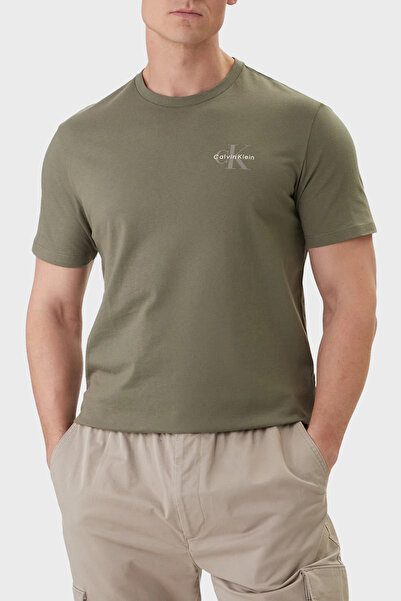 Calvin Klein % 100 Pamuklu Logolu Regular Fit Bisiklet Yaka T Shirt LV04RF278...
