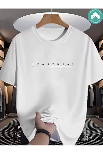 CLASSY.MODA Oversized White Unisex T-Shirt Printed Relaxed Fit Casual Stylish...