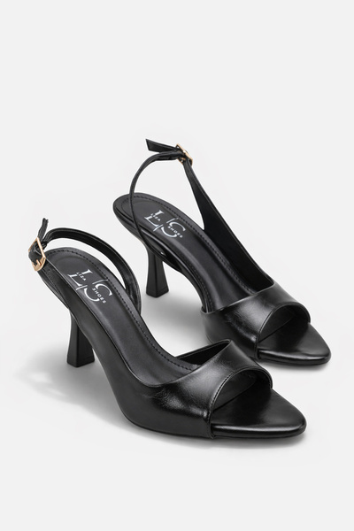 Liza Shoes Lulu women's open back high heel shoe a006-k1914