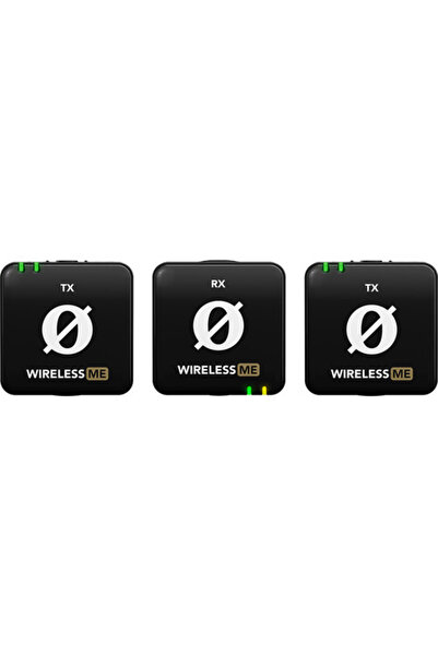 Rode نظام ميكروفون لاسلكي رقمي مزدوج مدمج من Wireless ME (2.4 جيجاهرتز، أسود)