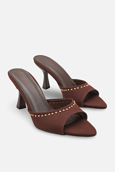 Liza Shoes Di̇na Women's Stone Detailed Heels t Slipper A006-K1912