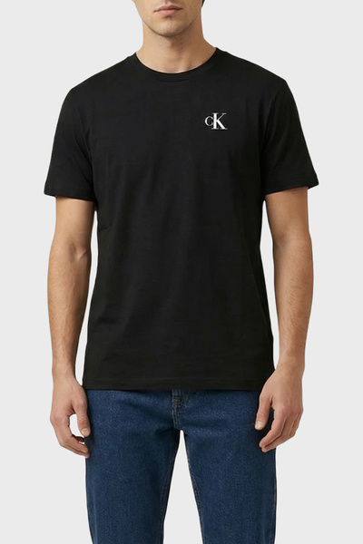 Calvin Klein 100% Cotton Regular Fit Logo Crew Neck t Shirt Lv14Rf852Gub1 Men...