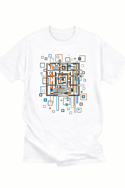 CLASSY.MODA Oversized White Unisex T-Shirt Printed Relaxed Fit Casual Stylish...