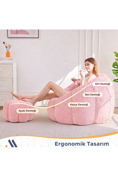 Çınar Reklam & Dış Ticaret Ergonomik Yer Koltuğu Puf | TV Koltuğu | Oyun Koltuğu | Katlanabilir Minder | Yetişkin Rahat Koltuk