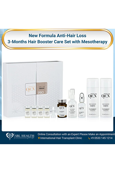 MUST DE QEN 3-Month Professional Hair Growth & Anti-Hair Loss System – Mesoth...