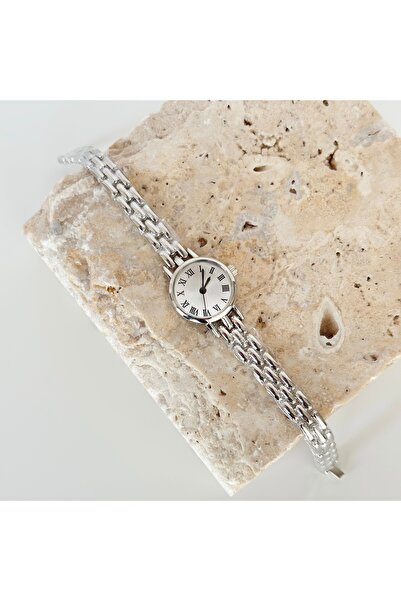 Vesce Atelier Olsho Silver Watch White
