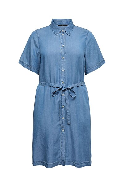 Veromoda Curve Jeanskleid VMCBREE Kurzes Kleid