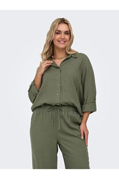 Only Carmakoma Hemd CARGOA Leinen Hemd