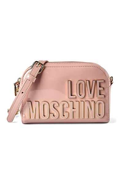 Love Moschino Enameled Logo Umhängetasche 20 cm