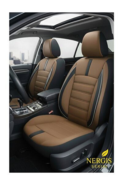 TROBUS غطاء مقعد السيارة من سلسلة نيرجيس تاي تي في لاكوست - لون أسمر