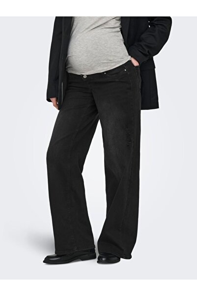 ONLY MATERNITY Jeans mit weitem Bein OLMBLUSH Weiter Beinschnitt Jeans