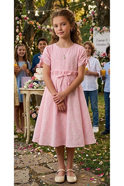 BEGONYA BEBECE KIDS Κοριτσίστικο φόρεμα εποχιακό κοντομάνικο