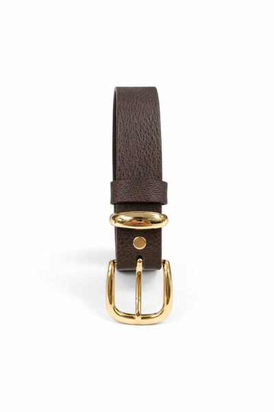 kemer krallığı Metal Detailed Oval Gold Buckled Brown Women's Belt – 1. Class Faux Leather , Classic and Stylish Design