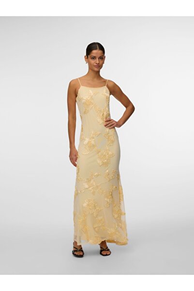 Vero Moda Kleid VMQUINN Langes Kleid