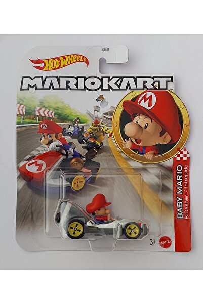 HOT WHEELS Mario Kart Baby Mario B-Dasher