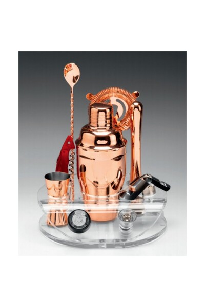 Zicco Copper Bar Set with Acrylic Stand