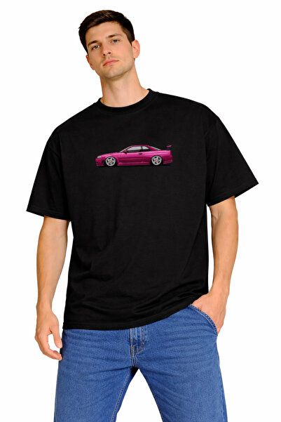 CAMBLYS Unisex Men's Car Front Anti Social Back Printed Oversize Thick Fabric...