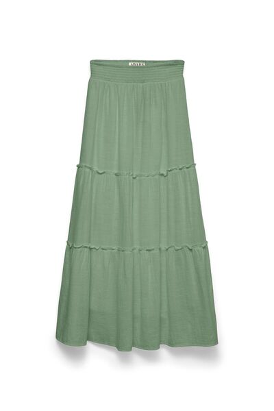 Vero Moda Rock AWKEELEY Hohe Taille Langer Rock