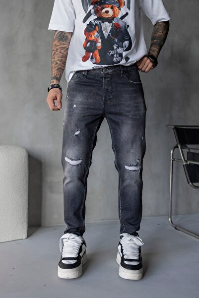 MODINI Slim fit ripped jeans (6721)