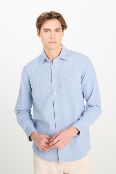 Lee Regular Fit Normal Kesim %100 Pamuk Gömlek Ceket