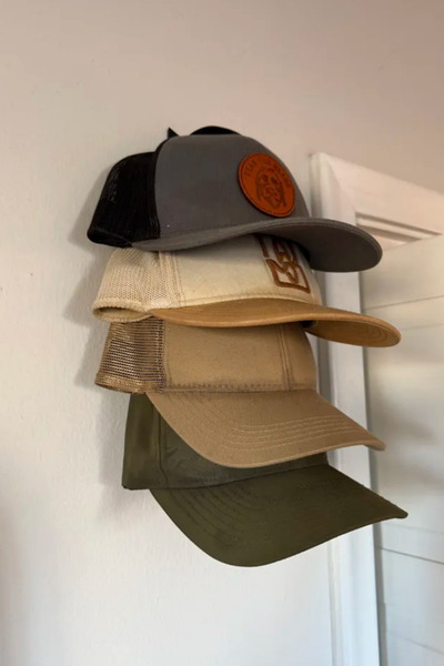 Genç 3D 4'lü Modüler Duvar Tipi Şapka Askısı - Genişletilebilir Estetik Kep v...