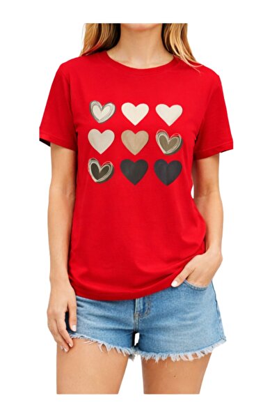 ship master Unisex T-Shirt με στάμπα με χαρακτήρα δαίμονα, κόκκινο, 100% βαμβ...