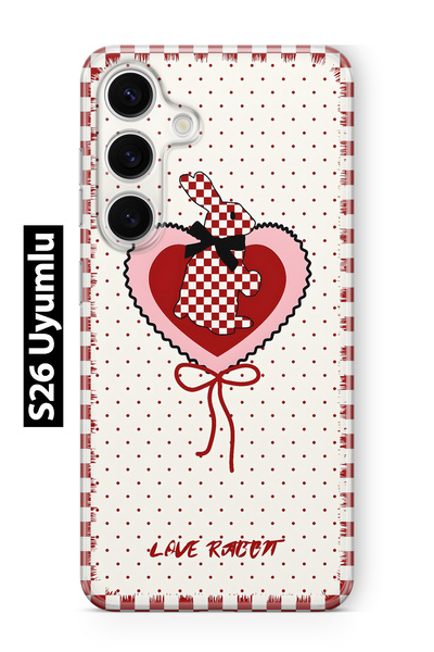 FLAMENKO حافظة هاتف شفافة متوافقة مع هاتف سامسونج جالاكسي S26 باللون الأحمر ب...