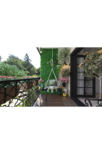 PLC Fotoliu suspendat o persoană, structură metalică, 84x60 cm