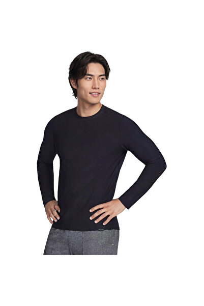 SKECHERS Blouse GO DRI All Day Long Sleeve Tee, Black, Men