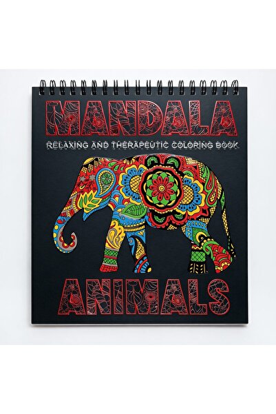 Libra Coloring book 31X31 Mandala - Animals - 25 sheets 170g spiral