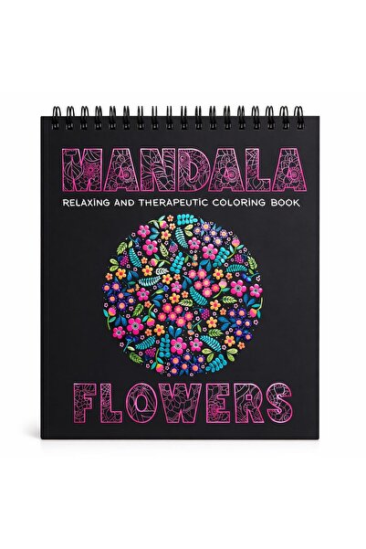 Libra Coloring book 31X31 Mandala - Flowers - 25 sheets 170g spiral