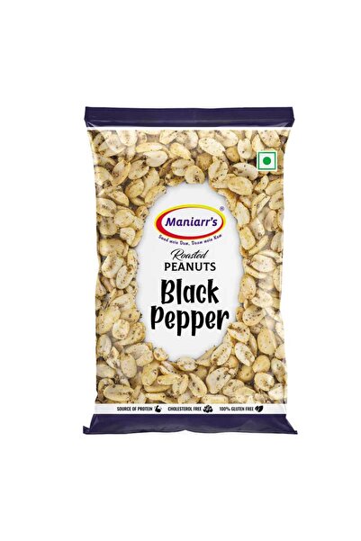 Maniarr's فول سوداني مانيرز بالفلفل الأسود 140 غرام
