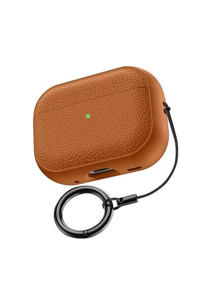 Zebana Zb-Ap9 AirPods Pro 2 Classic Leather AirPods Case (Ring Strap Included...