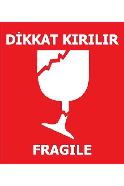 koliciabla ملصق تحذير (7x8 سم) - لفة تحتوي على 500 قطعة