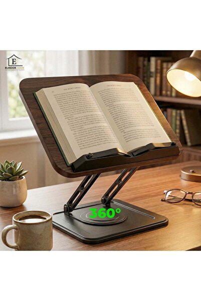 Elindor ® Book Stand for Reading, Versatile Book Accessory, Adjustable, 34 x ...